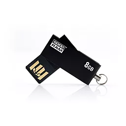 Флешка GooDRam 8GB Cube Blue (UCU2-0080K0R11) Black - фото Флешка GooDRam 8GB Cube Blue (UCU2-0080K0R11) Black