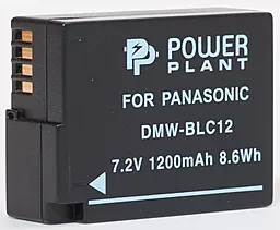 Аккумулятор для фотоаппарата Panasonic DMW-BLC12, DMW-GH2 (1200 mAh) DV00DV1297 PowerPlant