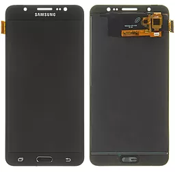 Дисплей Samsung Galaxy J7 J710 2016 з тачскріном, (TFT), Black