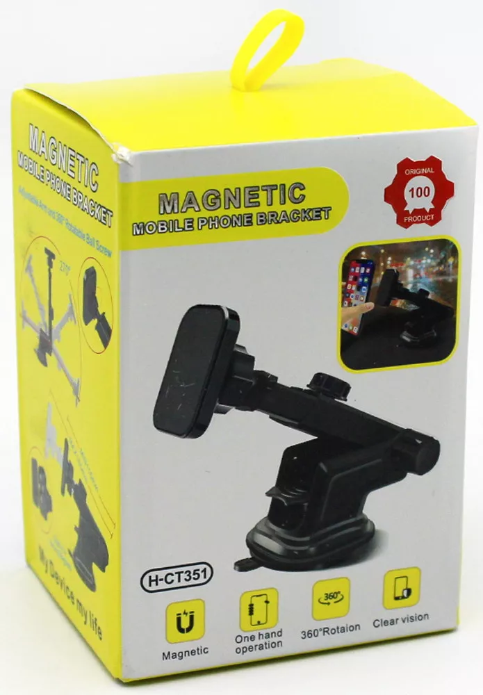 Держатель магнитный Magnetic CT351 Black - фото 4