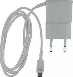 Мережевий зарядний пристрій TOTO Travel charger Micro USB 1A (TZZ-60) White