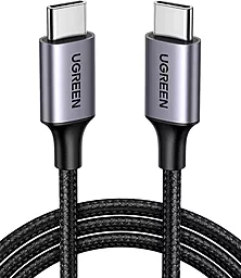 Кабель USB Ugreen US261 60W 3A 0.5M USB Type-C - Type-C Cable Black (50149)
