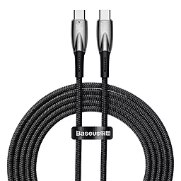 Кабель Baseus Glimmer Series USB Type-C - Type-C 100w 5a 2м PD cable Black (CADH000801) - фото Кабель Baseus Glimmer Series USB Type-C - Type-C 100w 5a 2м PD cable Black (CADH000801)