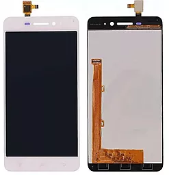 Дисплей Lenovo S60 с тачскрином, оригинал, White - фото Дисплей Lenovo S60 с тачскрином, оригинал, White
