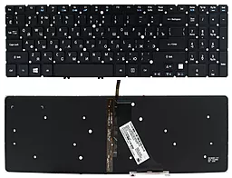 Клавіатура для ноутбуку Asus Aspire V5-571 / M3-581 / M5-581 з підсвіченням Original чорна