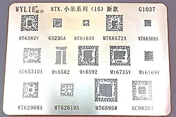 BGA трафарет (для реболлинга) WYLIE G1037