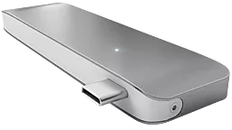 Мультипортовый USB Type-C хаб Satechi 3-in-1 Combo Hub Space Gray (ST-TCUHM) - миниатюра 2
