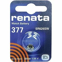 Батарейки Renata SR626SW (377) (177) 1шт 1.55 V