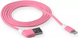 Кабель Walker C340 USB-A - Lightning 12w 2.4a 1м cable Pink