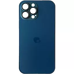 Чехол AG Glass with MagSafe для Apple iPhone 14 Pro Max Navy blue