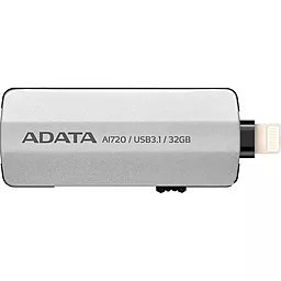 Флешка ADATA 32GB AI720 USB 3.1 (AAI72032GCGY) Grey - фото Флешка ADATA 32GB AI720 USB 3.1 (AAI72032GCGY) Grey