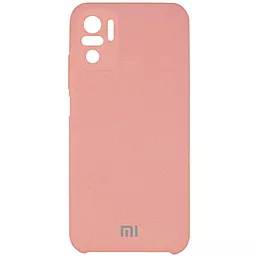 Чехол Epik Silicone Cover Full Camera (AAA) Xiaomi Redmi Note 10, Note 10s Pink