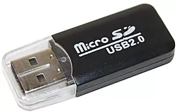 Кардрідер Merlion CRD-1BK TF/Micro SD USB 2.0 (CRD-1BK) OEM Black
