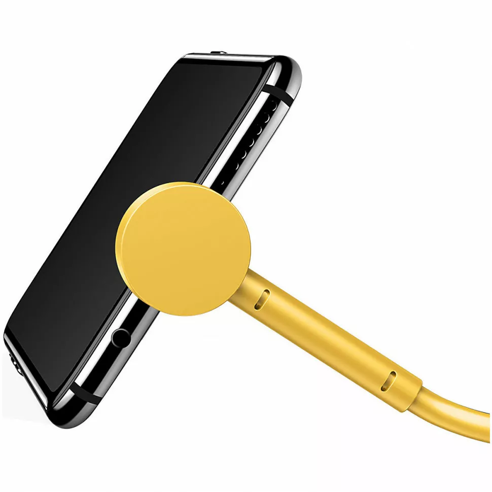 Кабель Baseus Maruko L-Shaped USB-A - Type-C 10.5w 1м cable Yellow (CATQX-0Y) - фото 3