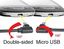 Кабель USB Cablexpert 1.8M micro USB Cable Black (CCB-USB2-AMmDM90-6) - миниатюра 3