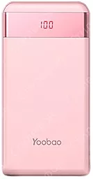 Повербанк Yoobao PL12 Pro 12000 mAh Pink - фото Повербанк Yoobao PL12 Pro 12000 mAh Pink