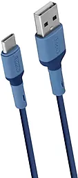 Кабель Hoco X65 Prime Charging USB-A - Type-C 15w 3a 1м cable Blue