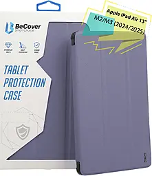 Чехол для планшета BeCover Tri Fold Soft TPU Siliconee для Apple iPad Air 13" M2 2024, M3 2025 Purple (711743) - фото Чехол для планшета BeCover Tri Fold Soft TPU Siliconee для Apple iPad Air 13" M2 2024, M3 2025 Purple (711743)
