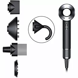 Фен Dyson HD07 Supersonic Black/Nickel (386816-01)