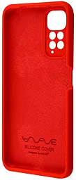 Чехол Wave Full Silicone Cover для Xiaomi Redmi Note 11 4G, Redmi Note 11S Red - миниатюра 2