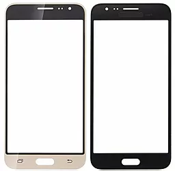 Корпусне скло дисплея Samsung Galaxy J3 J320H 2016 (з OCA плівкою) (original) Gold - фото Корпусне скло дисплея Samsung Galaxy J3 J320H 2016 (з OCA плівкою) (original) Gold