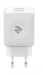 Сетевое зарядное устройство 2E 2.1a 2xUSB-A ports charger white (2E-WC4USB-W) - фото Сетевое зарядное устройство 2E 2.1a 2xUSB-A ports charger white (2E-WC4USB-W)