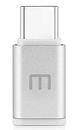 Адаптер-переходник Meizu Micro USB to Type-C Adapter White - миниатюра 2