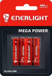 Батарейки Enerlight AAA / LR03 Mega Power BL 4шт