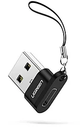 Адаптер-переходник Ugreen US280 M-F USB 2.0 -> USB Type-C Black