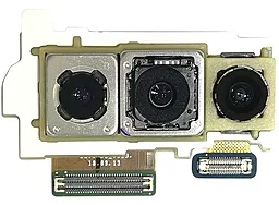 Задняя камера Samsung Galaxy S10 G973 / Galaxy S10 Plus G975, основная, Wide+Ultrawide+Telephoto, 12 MP+16 MP+12 MP, со шлейфом, Original