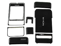 Корпус для Nokia 3250 Black - мініатюра 2