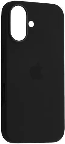 Чехол Silicone Case Full with MagSafe для Apple iPhone 16 Plus Black - фото 1