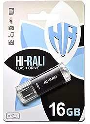 Флешка Hi-Rali 16GB Rocket Series USB 2.0 (HI-16GBVCBK) Black