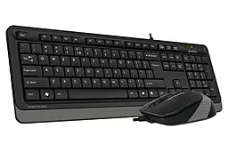 Комплект (клавіатура+мишка) A4Tech Fstyler проводной, Black+Grey, USB (F1010)