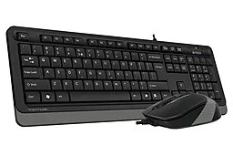 Комплект (клавиатура+мышка) A4Tech Fstyler проводной, Black+Grey, USB (F1010) - фото Комплект (клавиатура+мышка) A4Tech Fstyler проводной, Black+Grey, USB (F1010)