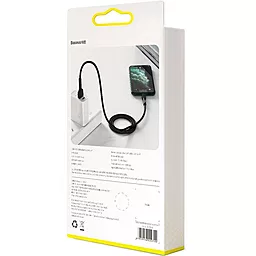 Кабель Baseus Silica USB-A - Lightning 12w 2.4a 1м cable Black (CALGJ-01) - миниатюра 3 Кабель Baseus Silica USB-A - Lightning 12w 2.4a 1м cable Black (CALGJ-01) - миниатюра 3