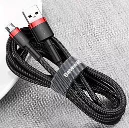 Кабель Baseus Cafule USB-A - micro USB 7.5w 2м cable Red/Black (CAMKLF-C91) - миниатюра 5 Кабель Baseus Cafule USB-A - micro USB 7.5w 2м cable Red/Black (CAMKLF-C91) - миниатюра 5