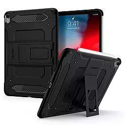 Чехол для планшета Spigen Tough Armor TECH для Apple iPad Air 10.9" 2020, 2022, iPad Pro 11" 2018 Black (067CS25221) - фото Чехол для планшета Spigen Tough Armor TECH для Apple iPad Air 10.9" 2020, 2022, iPad Pro 11" 2018 Black (067CS25221)