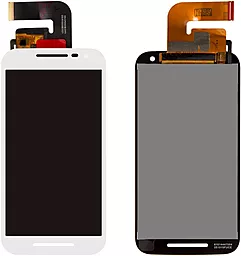 Дисплей Motorola Moto G3 (XT1540, XT1541, XT1548) с тачскрином, оригинал, White - фото Дисплей Motorola Moto G3 (XT1540, XT1541, XT1548) с тачскрином, оригинал, White
