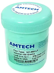Флюс паста Amtech NC-560-LF 100гр для бессвинцовой пайки в пластиковой емкости