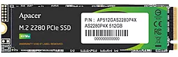 SSD Накопитель Apacer AS2280P4X 512 GB (AP512GAS2280P4X-1) - фото SSD Накопитель Apacer AS2280P4X 512 GB (AP512GAS2280P4X-1)