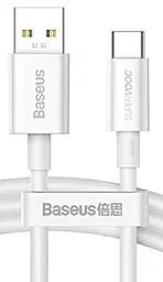 USB Кабель Baseus Superior Series (SUPERVOOC) 65w 6a 2m USB Type-C cable white (CAYS001002)
