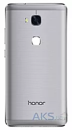 Задняя крышка корпуса Huawei Honor 5X (KIW-L21) / GR5 со стеклом камеры Original Grey