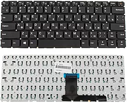 Клавіатура для ноутбуку Lenovo IdeaPad 110-14IBR без рамки Black