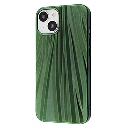 Чехол Wave Gradient Patterns Case для Apple iPhone 13 Green Matte