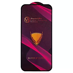 Защитное стекло OG для Apple iPhone 15 Pro Black (тех. упаковка) - фото Защитное стекло OG для Apple iPhone 15 Pro Black (тех. упаковка)