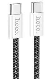 Кабель Hoco X104 Source USB Type-C - Type-C 60w 3a 1м PD cable Black - фото Кабель Hoco X104 Source USB Type-C - Type-C 60w 3a 1м PD cable Black