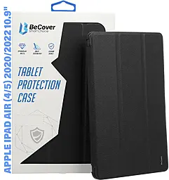 Чехол-книжка Soft Edge BeCover с креплением для стилуса для Apple iPad Air 4, 5 (2020, 2022) 10.9" Black (711696) - фото Чехол-книжка Soft Edge BeCover с креплением для стилуса для Apple iPad Air 4, 5 (2020, 2022) 10.9" Black (711696)