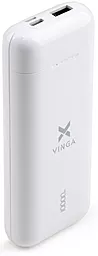 Повербанк Vinga VPB1MWH 10000mAh White - фото Повербанк Vinga VPB1MWH 10000mAh White