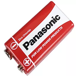 Батарейки Panasonic 6F22 Red Zinc 9V 1шт - фото Батарейки Panasonic 6F22 Red Zinc 9V 1шт